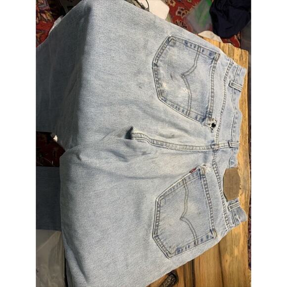 Mens Vintage‎ Distressed Relaxed Tapered 550 Levis Jeans 32 x 32 Vintage - Picture 7 of 7